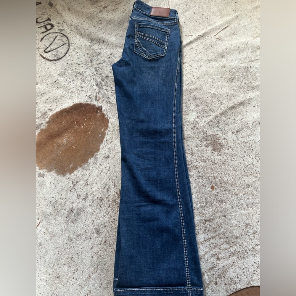 Shyanne Dark Blue Women's Flare Jeans